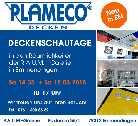 Plameco Deckenschau